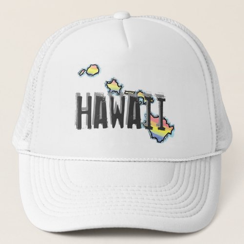 Hawaiian islands Hawaii hat