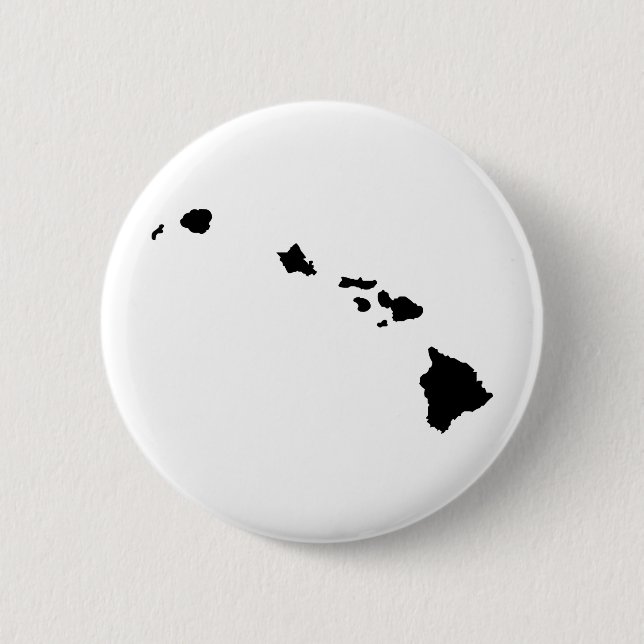 Hawaiian Islands Pinback Button (Front)