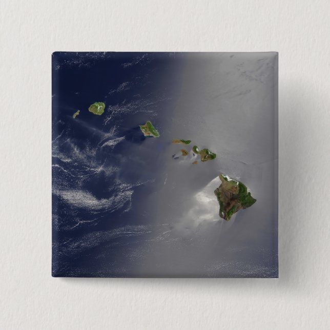 Hawaiian Islands Pinback Button (Front)