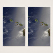 Hawaiian Islands Satellite View (Front & Back)