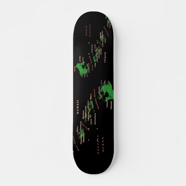 Hawaiian Islands Skateboard Deck (Front)