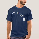 Hawaiian Islands T-shirt at Zazzle