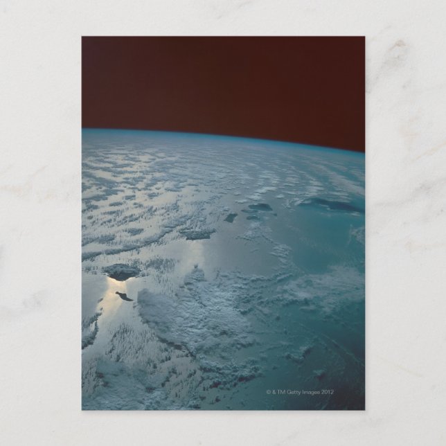 Hawaiian Islands Taken from the Space Shuttle Postcard (Front)