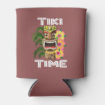 Hawaiian Islands Tiki Statue Can Cooler