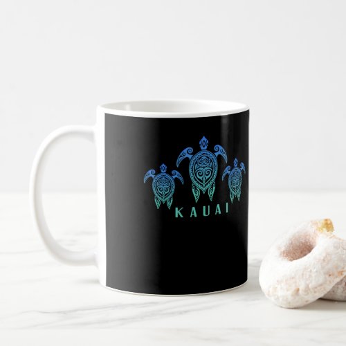 Hawaiian Islands Vintage Souvenir Kauai Coffee Mug