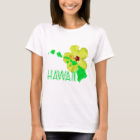 Hawaiian Islands Yellow Hibiscus Flower