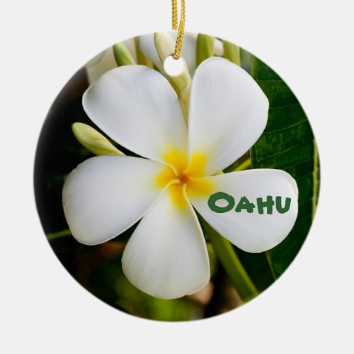 Hawaiian Keepsake Ceramic Ornament