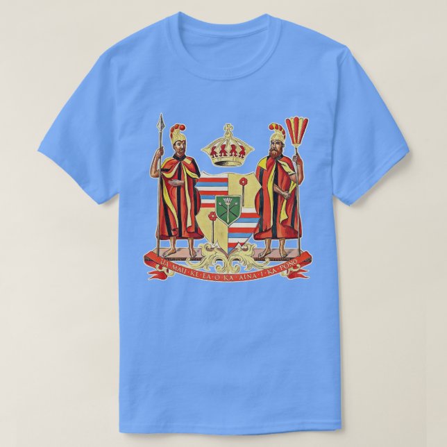 Hawaiian Kingdom Coat of Arms T-Shirt (Design Front)