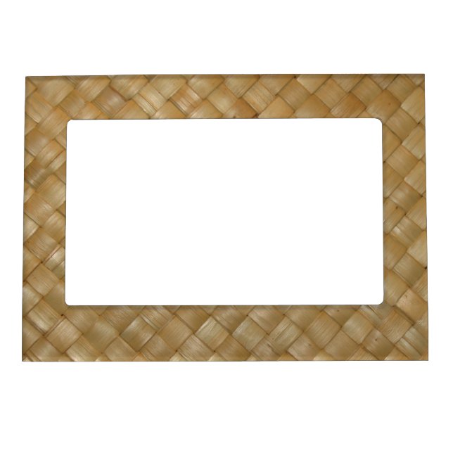 Hawaiian Lauhala Magnetic Frame (Front)