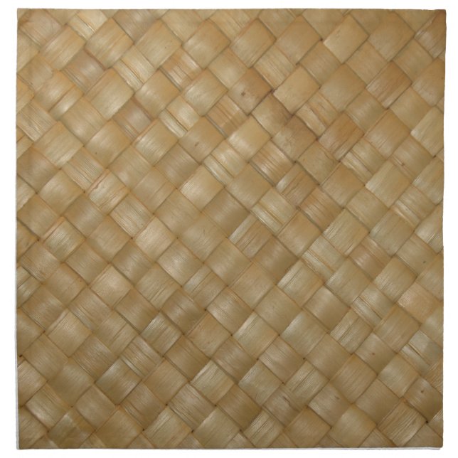 Hawaiian Lauhala Print Napkins (Front)