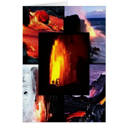 Hawaiian Lava volcano Cards (Front)