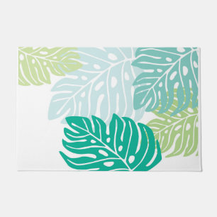 Hawaiian leaf door mat by miart
