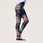 Hawaiian Leggings<br><div class="desc">Style: Leggings Style AND comfort can both be king in one perfect pair of custom leggings. Custom made with care, each pair of leggings is printed before being sewn, allowing for fun designs on every square inch. Medium weight fabric is sturdy, yet breathable, stretches to fit your body, hugs in...</div>