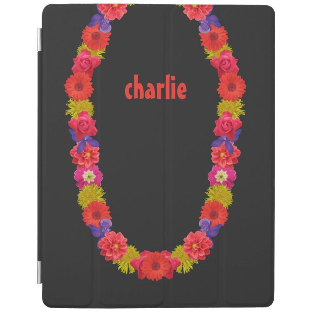 Hawaiian Lei custom monogram device covers (Front)
