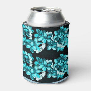 Hawaiian lei print can cooler
