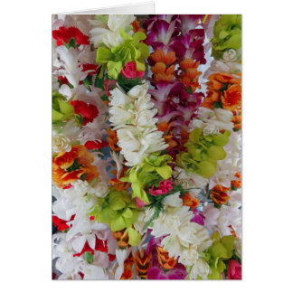Hawaiian Lei Stand Cards
