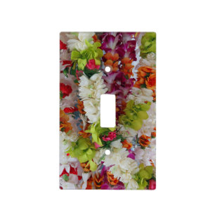 Hawaiian Lei Stand Light Switch Cover