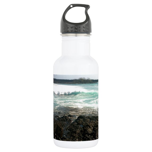 Hawaiian life stainless steel water bottle (Front)
