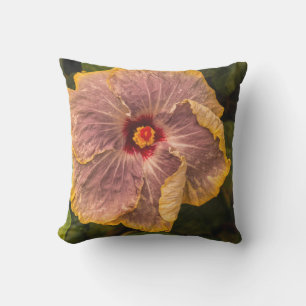 Hawaiian Lilac Hibiscus from Kauai Outdoor Pillow