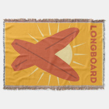 Hawaiian Longboard Surfboard Vintage Retro