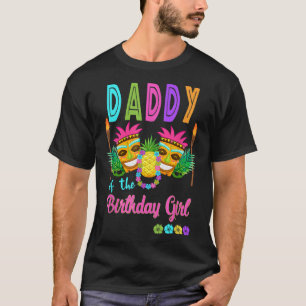 Hawaiian Luau Birthday Party Matching Tiki Outfit T-Shirt