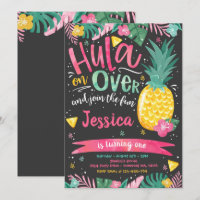 Hawaiian Luau Birthday Party Pineapple Luau Pool