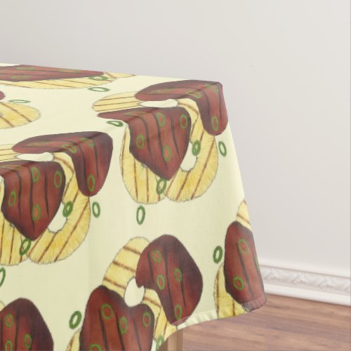 Hawaiian Luau Huli Huli Chicken Pineapple Party Tablecloth