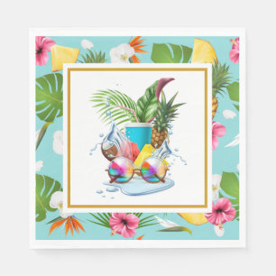 Hawaiian Luau Party  Napkins