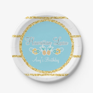 Hawaiian Luau Party Plates