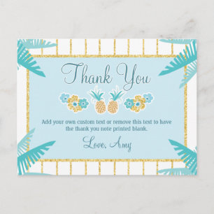 Hawaiian Luau Thank You Cards
