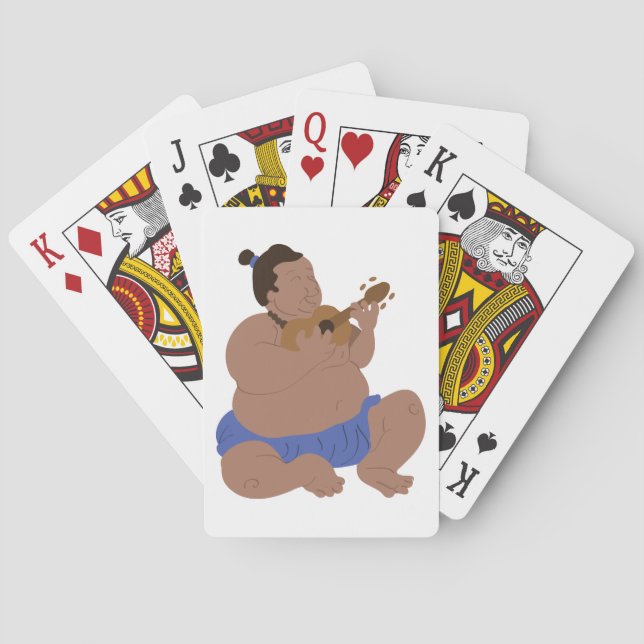 Hawaiian Man Poker Cards (Back)