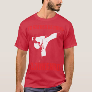 Hawaiian Martial Arts Fighter Doing Kajukenbo prin T-Shirt