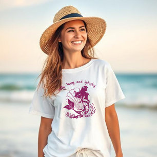 Hawaiian Mermaid-Salty, Sassy and Splashy T-Shirt