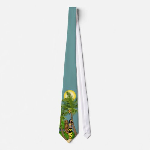 Hawaiian Mix Aloha Tie Pick your background color