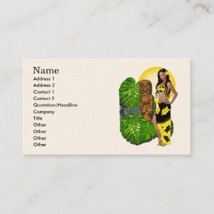 Hawaiian Mix Business Cards