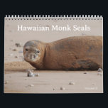 Hawaiian Monk Seals Calendar<br><div class="desc">In Hawaiian, Monk seals name is 'īlio holo i ka uaua, which means “dog that runs in rough water.” Monk seals are native to Hawaii and live throughout the Hawaiian archipelago. Monk seals are found nowhere else and are one of the most endangered species in the world. There are currently...</div>