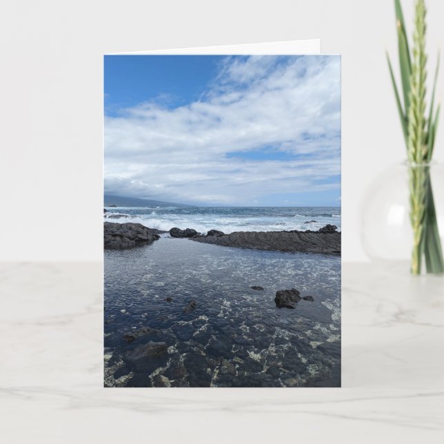 Hawaiian Natural Landscape Photography Card (Front)