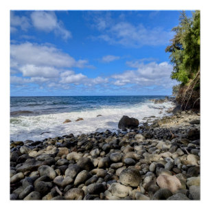 Hawaiian Natural Landscape Photography Poster