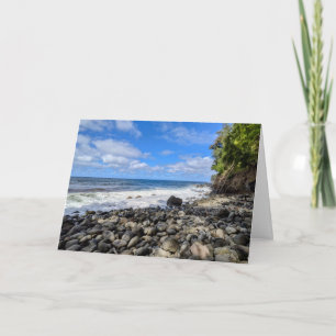 Hawaiian Natural Landscape Photography Thank You Card