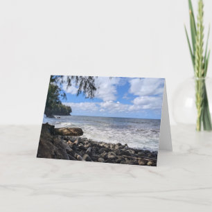 Hawaiian Natural Landscape Photography Thank You Card