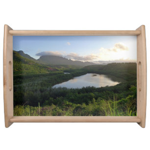 Hawaiian Natural Landscape Serving Tray