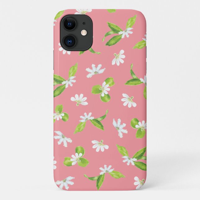 Hawaiian naupaka white flowers Case-Mate iPhone case (Back)