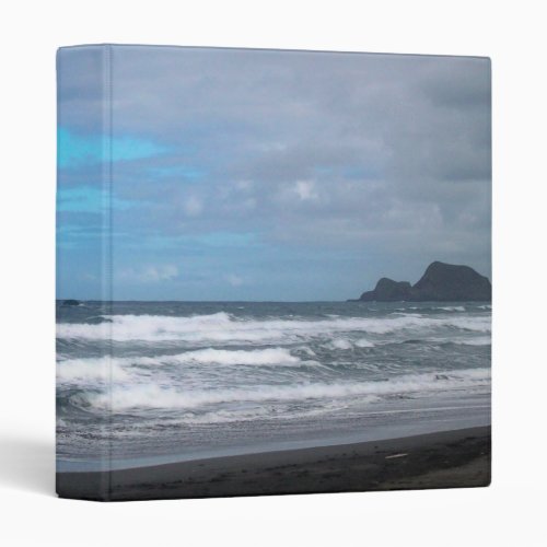 Hawaiian Ocean Coast Tropical Panoramic View 3 Ring Binder