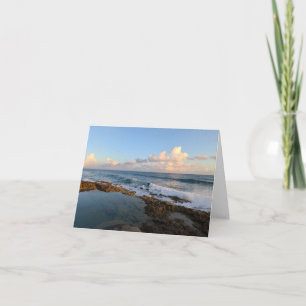 Hawaiian Ocean Peaceful Scene  Thank You Card