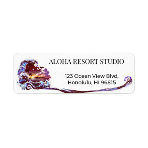 Hawaiian Orange - Reply Address Label