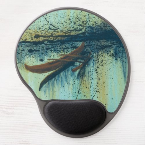 Hawaiian Outrigger in Storm Gel Mouse Pad