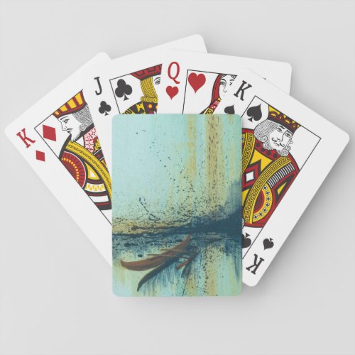 Hawaiian Outrigger in Storm Playing Cards