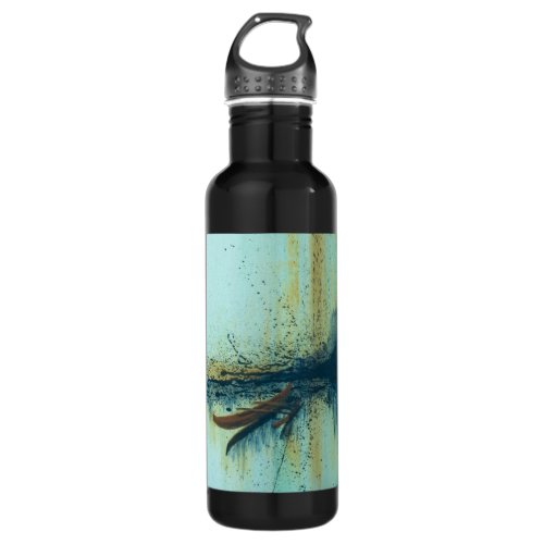 Hawaiian Outrigger in Storm Stainless Steel Water Bottle