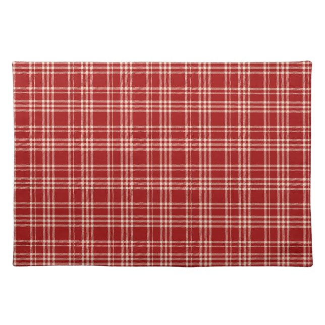 Hawaiian Palaka Plaid Cloth Placemat (Front)