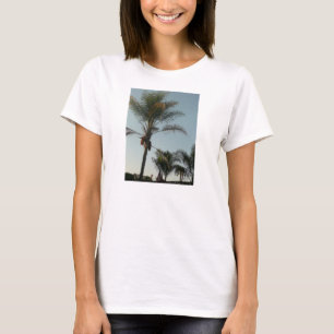 Hawaiian palm tree in California T-Shirt